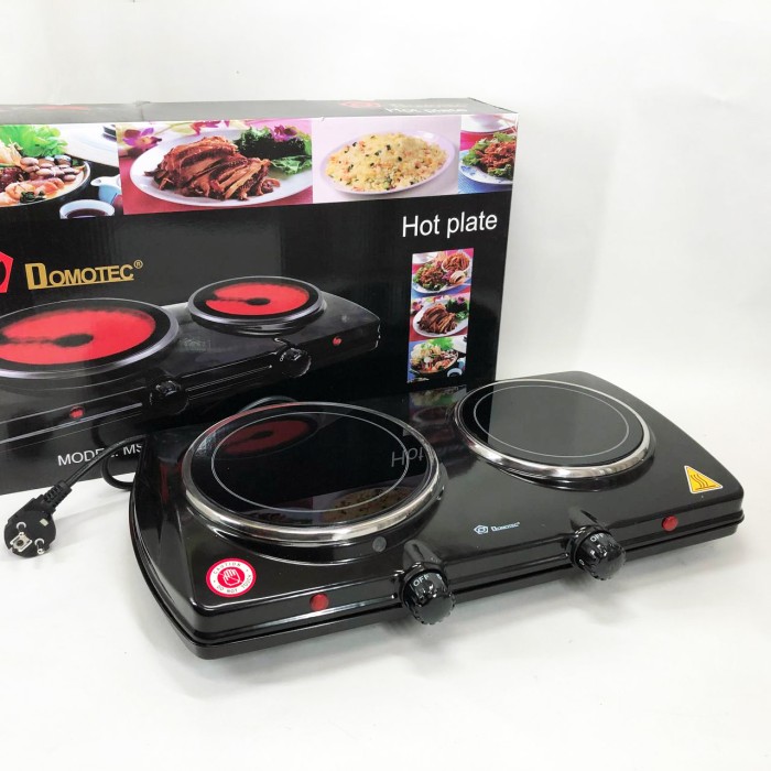 Плитка двокомфорочна електрична Domotec MS-5852 1200 Вт, Плита кухонна переносна, AT-705 Плита побутова
