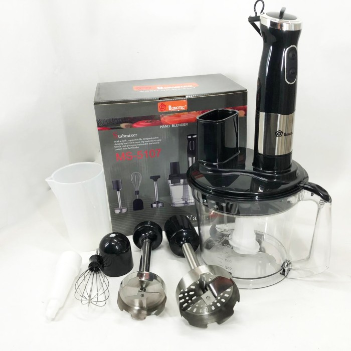 Блендер електричний занурювальний для дому Domotec MS-5107 800 Вт, Побутовий блендер для занурення QA-86