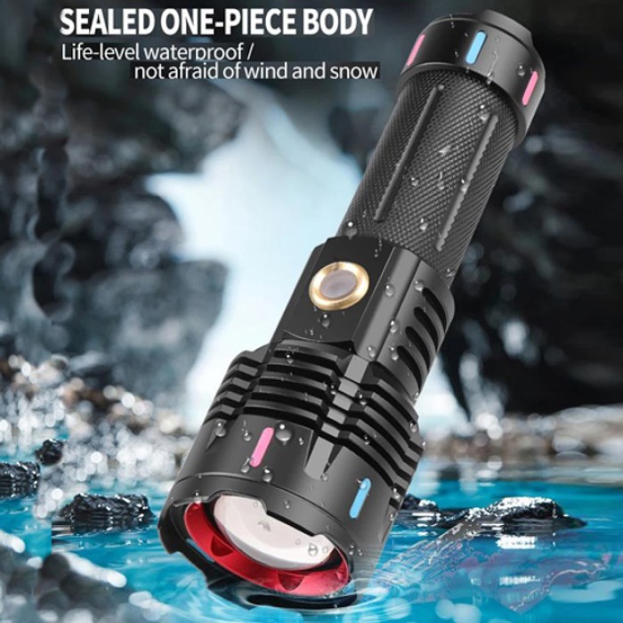 Потужні ліхтарики, Портативний світлодіодний ліхтар із зарядкою, Ліхтар суперяскравий JD-79