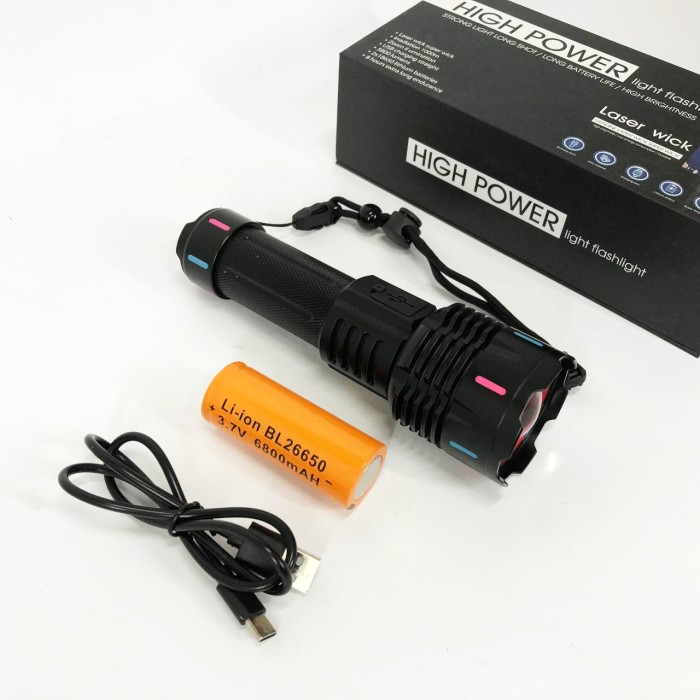 Ліхтар з регулюванням променя G671/G25 PM30-TG, Компактний акумуляторний ліхтар, Сильний ліхтарик KR-36