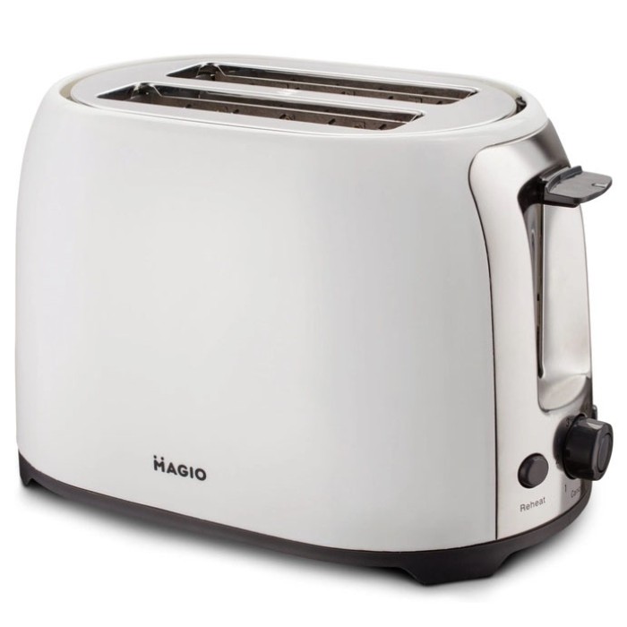 Тостер MAGIO MG-272W 750 Вт, тостер кухонний, тостери для дому, тостерниця, сендвіч-тостери. Колір: білий
