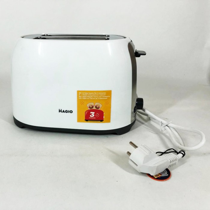 Тостер кухонний MAGIO MG-272W 750 Вт, Тостер хороший у подарунок, Електронні тостери YR-25