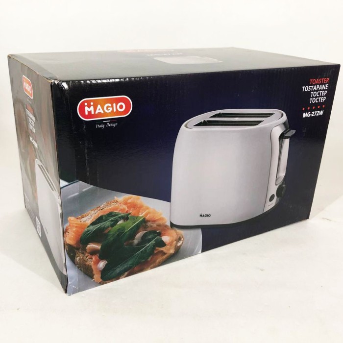 Тостер кухонний MAGIO MG-272W 750 Вт, Тостер хороший у подарунок, Електронні тостери YR-25