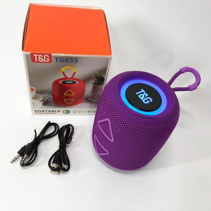 Bluetooth колонка з флешкою, Музична блютуз колонка з підсвічуванням Гучна Bluetooth RT-91