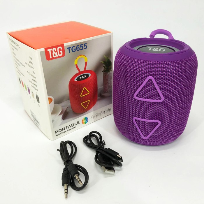 Блютуз акустика з радіо TG655, Стерео колонка переносна, Музичні колонки для вулиці IK-17