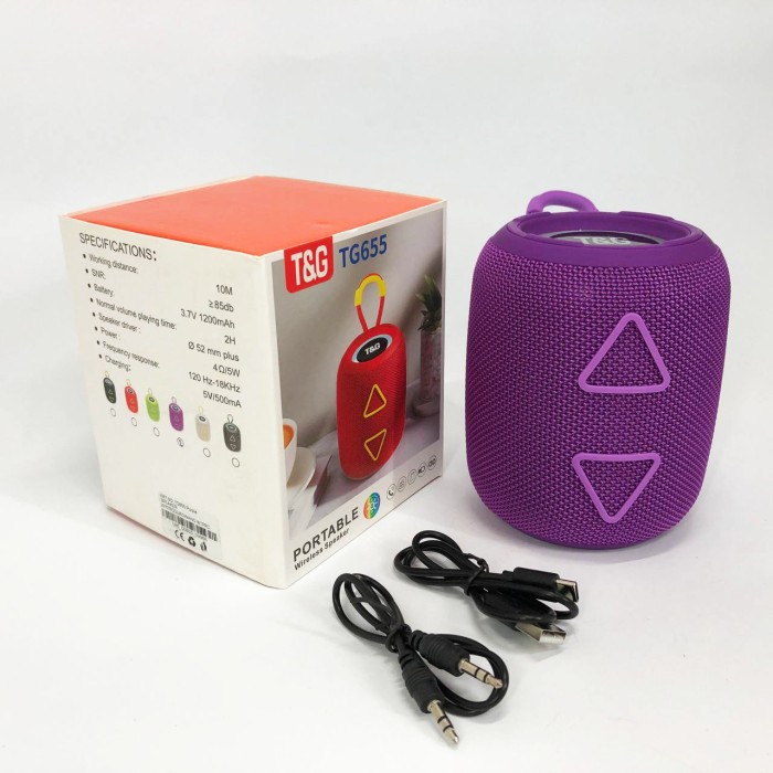 Колонка з rgb світломузикою TG655, Акустичні колонки з led підсвічуванням Bluetooth колонка флешкою KW-17