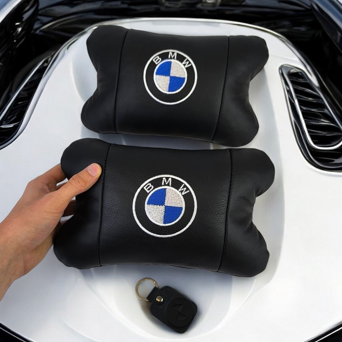 Підголівник-подушка для автомобіля під шию BMW, Подушка для підтримки шиї в машині YC-71