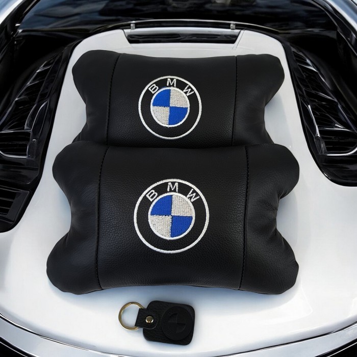 Підголівник-подушка для автомобіля під шию BMW, Подушка для підтримки шиї в машині YC-71