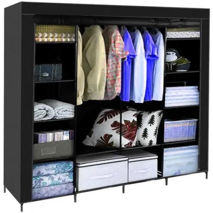 Тканинна шафа для верхнього одягу 170*45*170см Storage Rack, шафа-органайзер WM-313 для одягу Тканинна шафа для верхнього одягу 170*45*170см Storage Rack, шафа-органайзер WM-313 для одягу