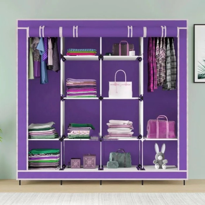 Складна каркасна тканинна шафа 170*45*170см Storage Rack, Органайзер для одягу, Мобільна шафа PM-731 для одягу Складна каркасна тканинна шафа 170*45*170см Storage Rack, Органайзер для одягу, Мобільна шафа PM-731 для одягу