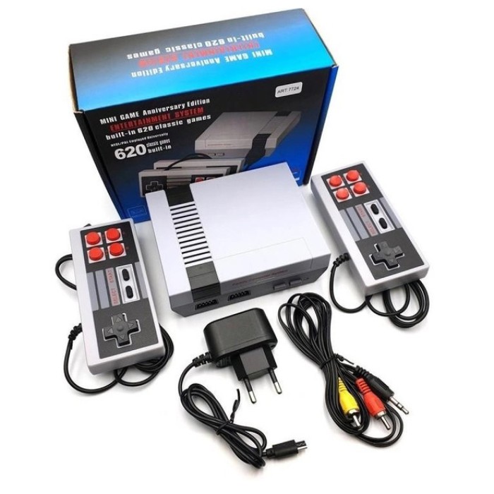 Ігрова консоль приставка з додатковим джойстиком GAME NES 620 / 7724, ​​Ігрова приставка EC-528 денді майстер