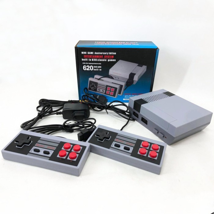 Приставка сега денді GAME NES 620 / 7724, Ігрові приставки для дітей, Портативна консоль на 400 ігор EB-35