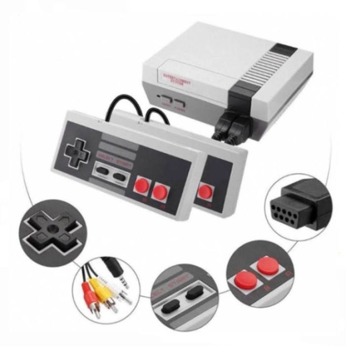 Ігрова консоль GAME NES 620 / 7724, Ігрова приставка для телевізора з двома джойстиками AP-10