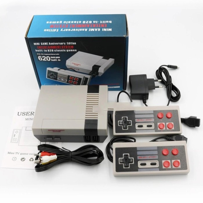 Ігрова консоль приставка з додатковим джойстиком GAME NES 620 / 7724, Консолі під телевізор PJ-53