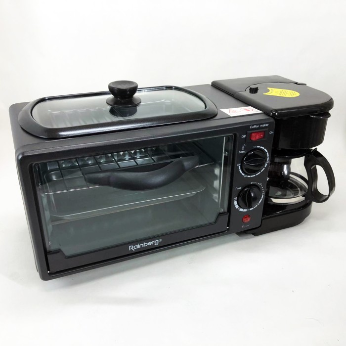 Багатофункціональна сімейна духовка Rainberg RB-2286B 3800 Вт, Енергоефективна мультипіч GA-14