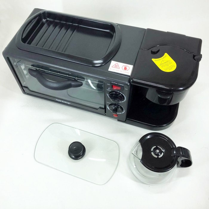 Багатофункціональна сімейна духовка Rainberg RB-2286B 3800 Вт, Енергоефективна мультипіч GA-14