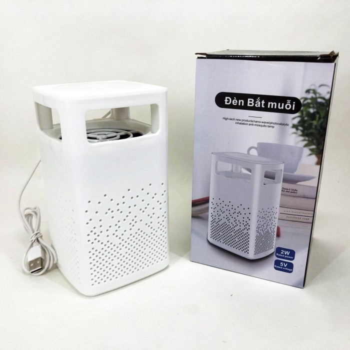 Лампа від комарів USB Bug Zapper Fly. HE-761 Колір: білий