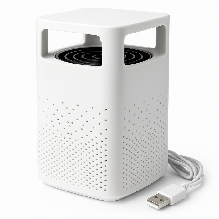 Лампа від комарів USB Bug Zapper Fly. Колір: білий