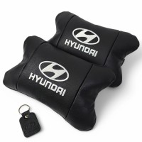 Подушки під голову автомобіль Hyundai Хундай, Автомобільна подушка для шиї з лого OV-68