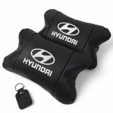 Подушки під голову автомобіль Hyundai Хундай, Автомобільна подушка для шиї з лого OV-68