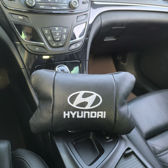 Подушки під голову автомобіль Hyundai Хундай, Автомобільна подушка для шиї з лого OV-68