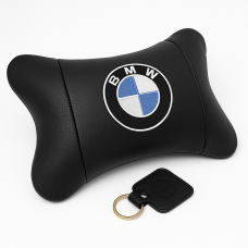 Ортопедична авто подушка BMW з натуральної шкіри – для комфорту в машині