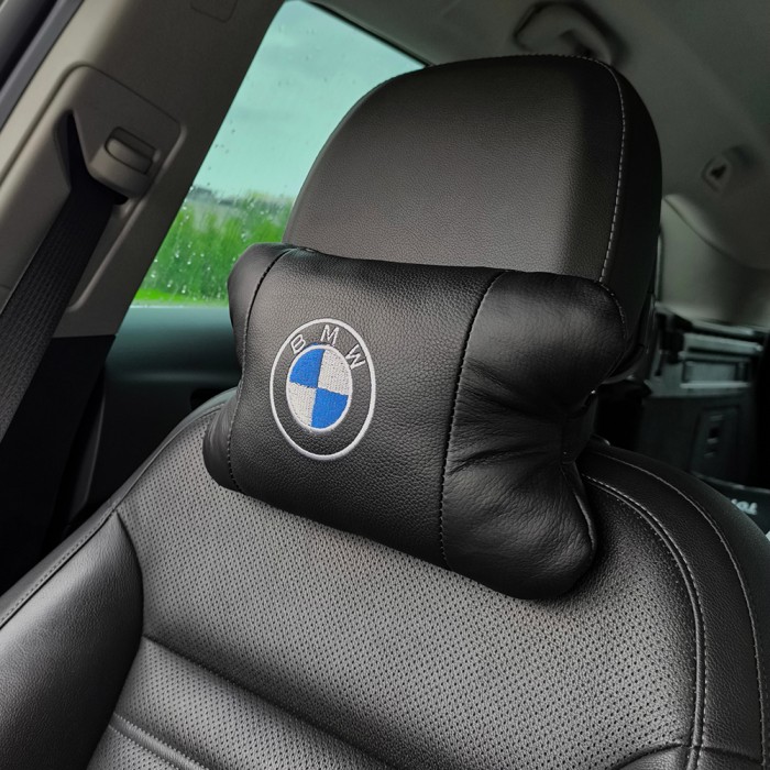 Оригінальний подарунок автомобілісту BMW 1шт, Сувенірні автомобільні подушки, Авто подушка AZ-962 під шию