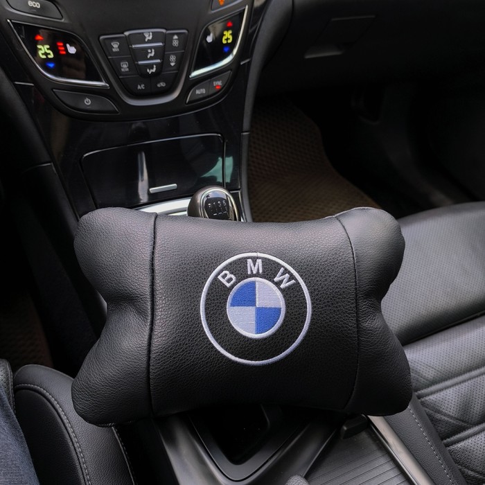 Ортопедична авто подушка BMW з натуральної шкіри – для комфорту IT-980 в машині Ортопедична авто подушка BMW з натуральної шкіри – для комфорту IT-980 в машині