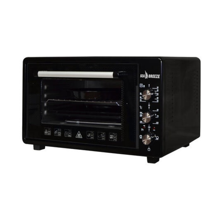 Багатофункціональна кухонна піч для випічки Sea Breeze SB-0704 45 л 1420 Вт, MO-664 Пекти запікання