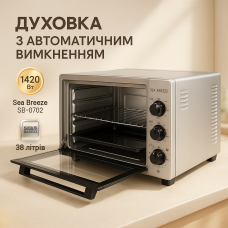 Електрична піч Sea Breeze SB-0702 38 л