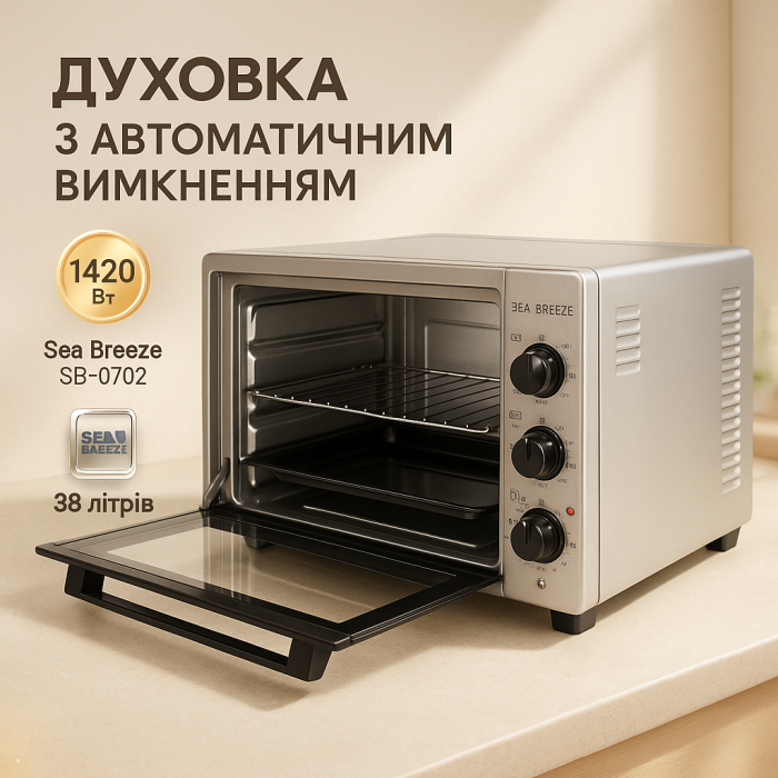 Електрична піч Sea Breeze SB-0702 38 л