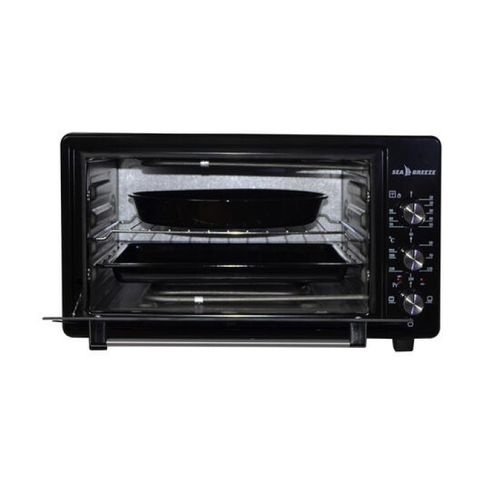 Духовка електрична настільна Sea Breeze SB-0701 38 л 1420 Вт, Духовка електрична настільна VS-558 для дачі