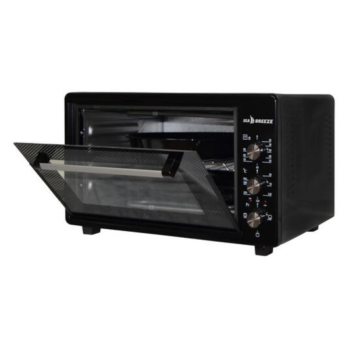 Духовка електрична настільна Sea Breeze SB-0701 38 л 1420 Вт, Духовка електрична настільна VS-558 для дачі