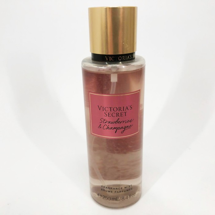Місти зволожуючі для тіла Strawberries Champagne 250мл original, Mist victorias secret MI-52