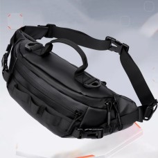 Чоловіча сумка барсетка, Чорна чоловіча бананка Бананка слінг для хлопця WC-27