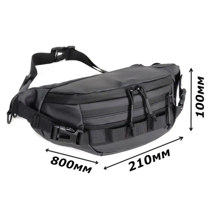 Стеганна бананка, Якісна сумка бананка, Універсальна сумка для чоловічого поясу Чоловіча HZ-40