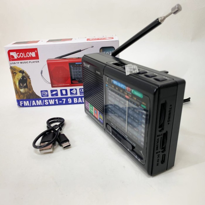 Переносне радіо з функцією відтворення з флешки, Портативний приймач для любителів радіо LZ-45