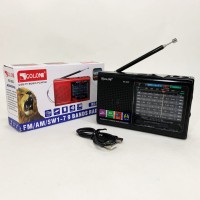 Портативна стовпчик радіо MP3 USB Golon RX-6622 Black