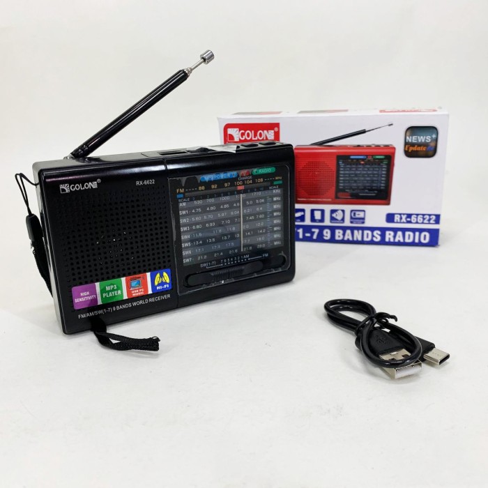 Радіо приймач з вбудованим акумулятор з хорошим прийомом для дачі MP3, Радіо фм прямий ефір BX-67