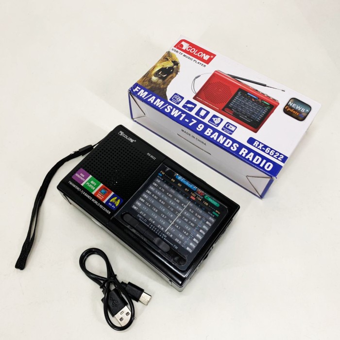 Радіо приймач з вбудованим акумулятор з хорошим прийомом для дачі MP3, Радіо фм прямий ефір BX-67