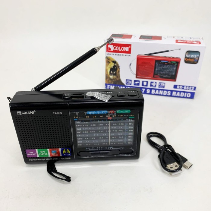 Радіо приймач з вбудованим акумулятор з хорошим прийомом для дачі MP3, Радіо фм прямий ефір BX-67