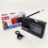 Потужний портативний багаточастотний радіоприймач, Радіо зі слотом для флеш-накопичувача VG-80