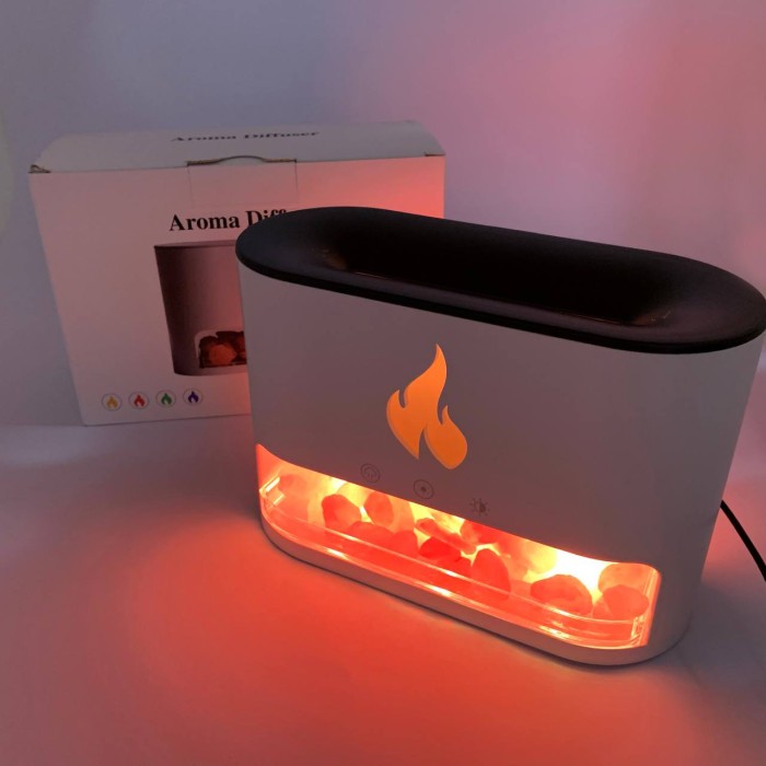 Зволожувач дитячий Docsal Flame 3 в 1, Ультразвуковий зволожувач повітря арома повітря IB-89