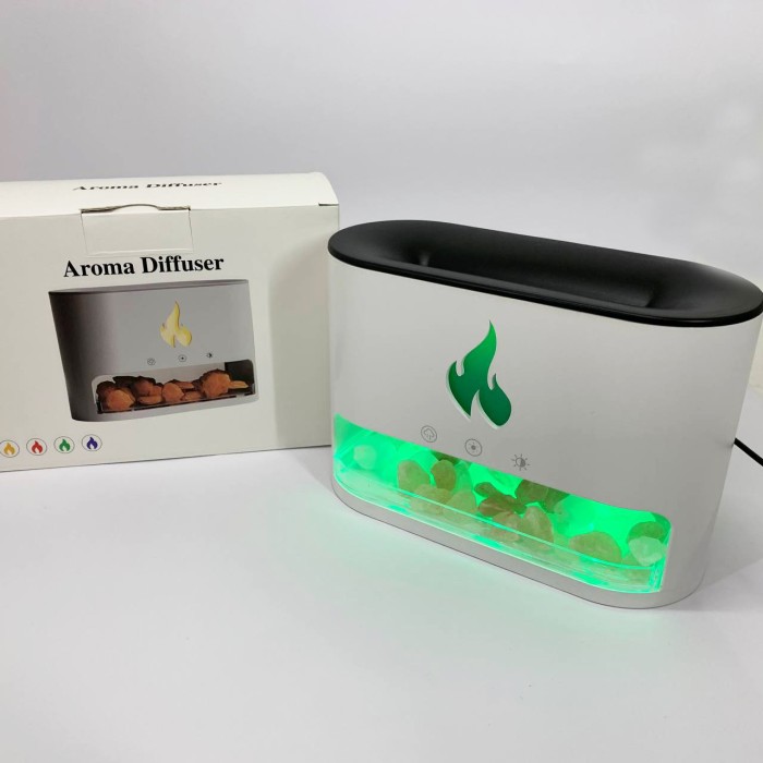 Зволожувач дитячий Docsal Flame 3 в 1, Ультразвуковий зволожувач повітря арома повітря IB-89