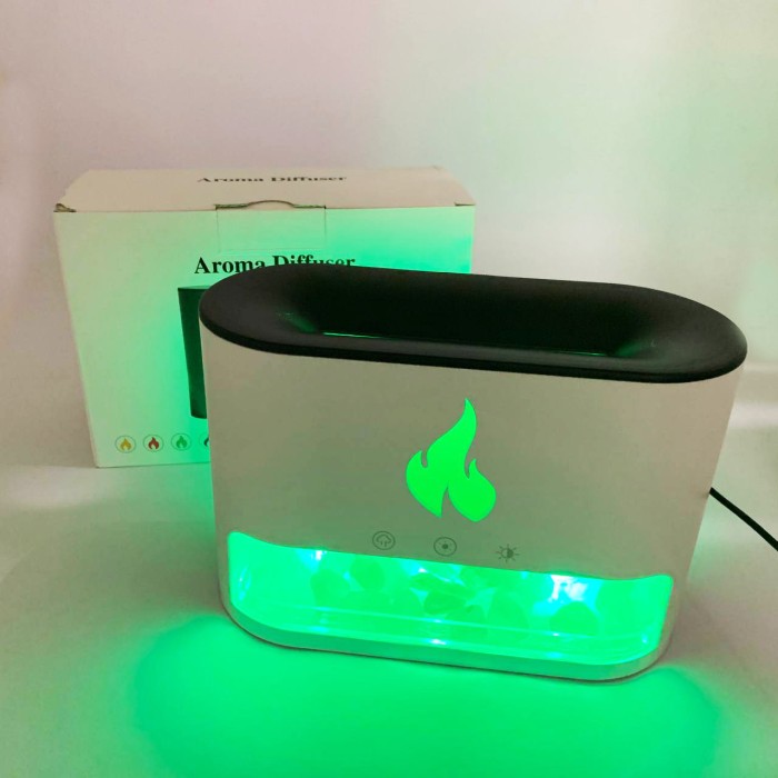 Зволожувач дитячий Docsal Flame 3 в 1, Ультразвуковий зволожувач повітря арома повітря IB-89