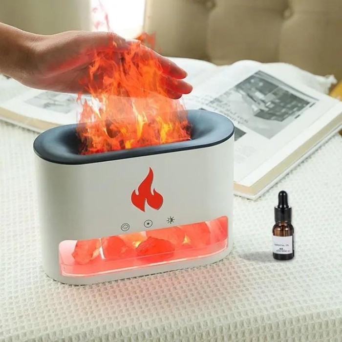 Зволожувач повітря для дитячої кімнати Docsal Flame 3 в 1, PK-443 Портативний зволожувач