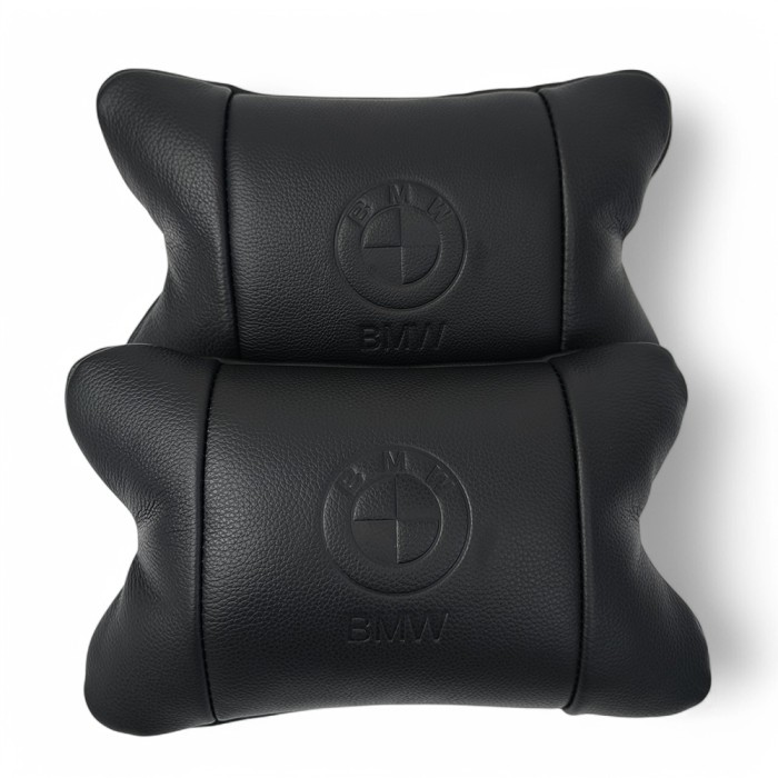 Подушка для машини під шию BMW БМВ, Подушка для підтримки шиї в машині Автоподушка голови і шиї EH-73