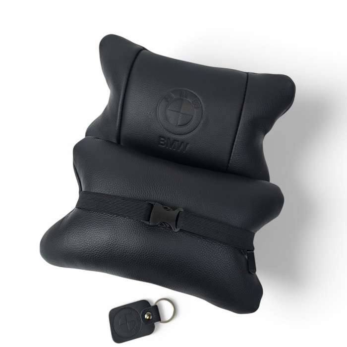 Подушка для машини під шию BMW БМВ, Подушка для підтримки шиї в машині Автоподушка голови і шиї EH-73