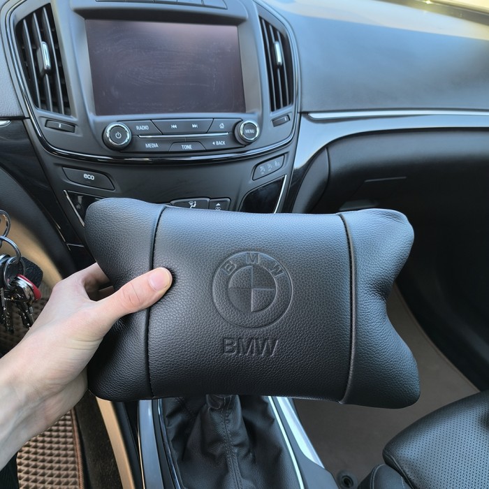 Подушки під голову автомобіль BMW БМВ, Авто подушка під шию, Подголовник для поїздок EZ-224 в машині