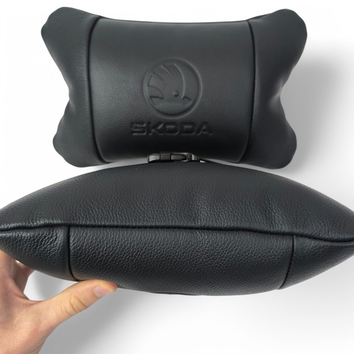 Подушки для шиї на підголівник Skoda, Оригінальний подарунок автомобілісту, Подарунок водієві YG-70